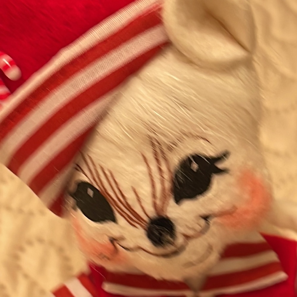 Anna Lee Candy Cane Christmas Mouse - Picture 5 of 7
